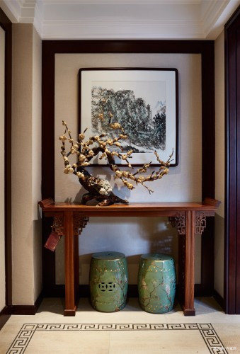 屏风|大户型中式之家,屏风古典家具相互辉映,呈现和谐,宁静之美