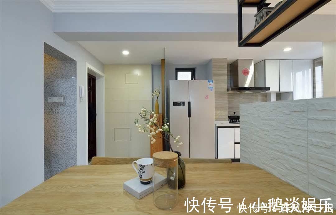 婚房|小夫妻20万打造48㎡婚房，卧室隔出次卧，客餐厨空间共用，牛！