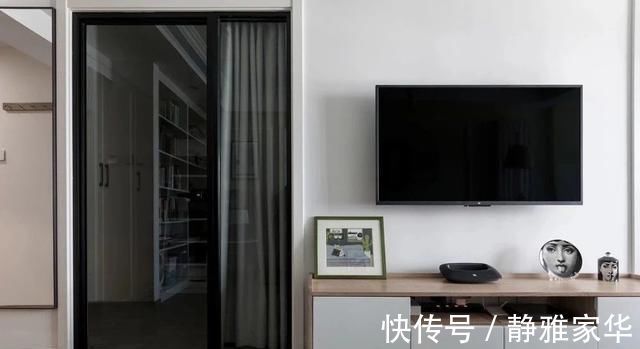 小书房|58㎡小户型,一居改两居空间越变越大,客厅装成小书房孩子超喜欢