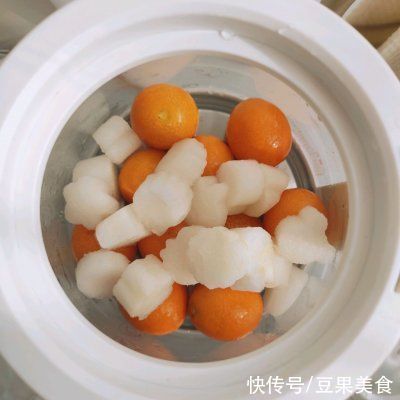 金桔雪梨汤，清肺润肺又解腻