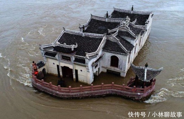 长江|万里长江第一阁屹立长江700年不倒，洪水淹没也丝毫未损
