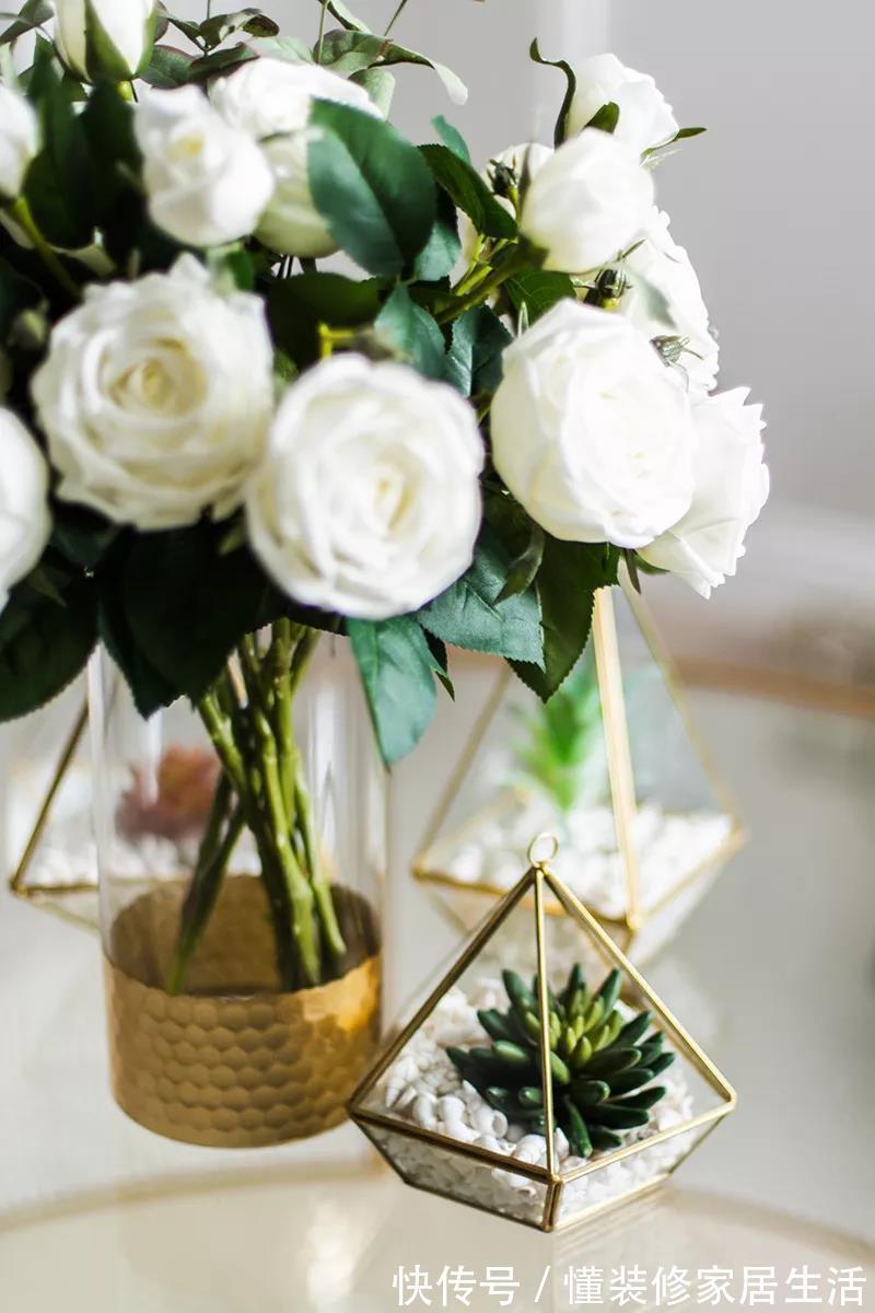 吊灯|越来越多人不吊顶,全屋只走一圈石膏线,完工照样漂亮极了!晒晒