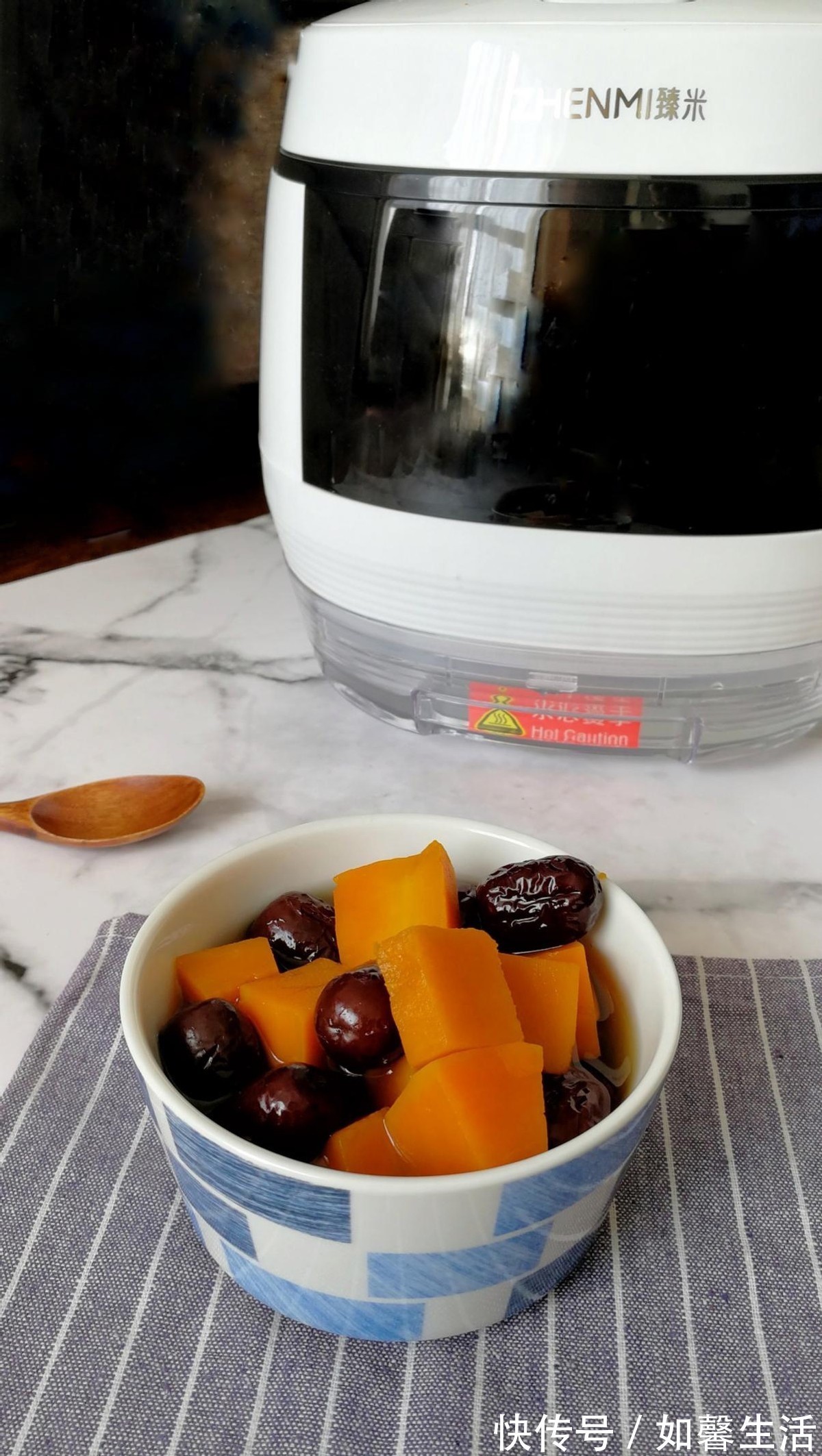 红枣|南瓜和红枣一起煲汤,清淡滋补,适合这个季节喝,做法很简单