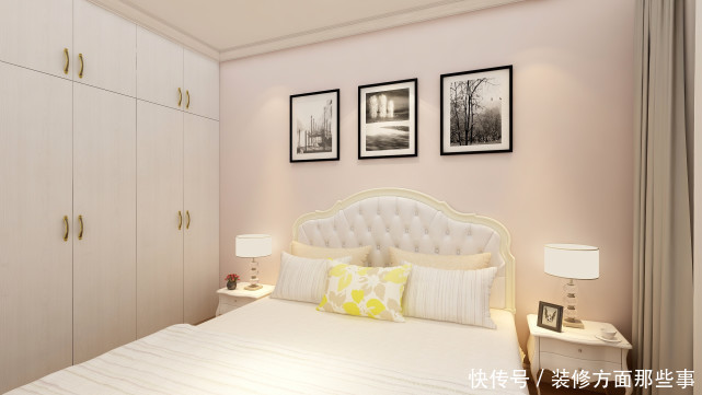 岛台|71平简欧风二居室,厨房做岛台太实用了