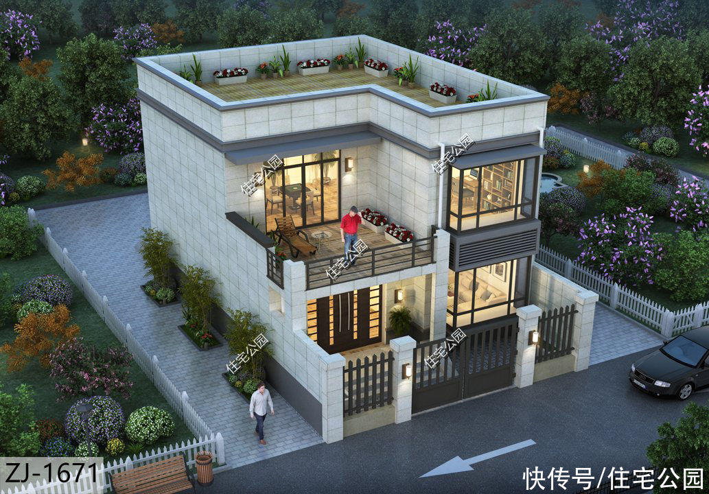 造价|宅基地不到100平也能建别墅?这套户型就可以,20万造价稳赚不亏