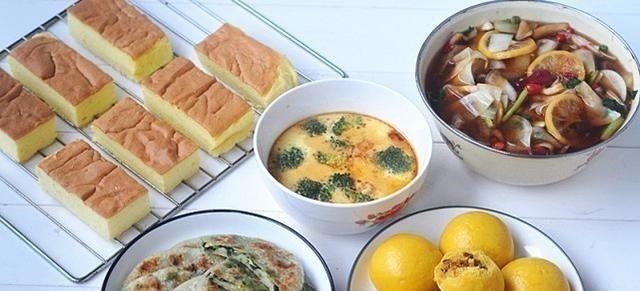 母子二人的精致早餐,发朋友圈炫耀,网友吐槽道道都想打包!