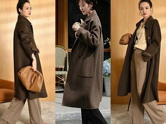 大衣 冬天穿搭想要显白又高级,尝试这几个颜色的搭配