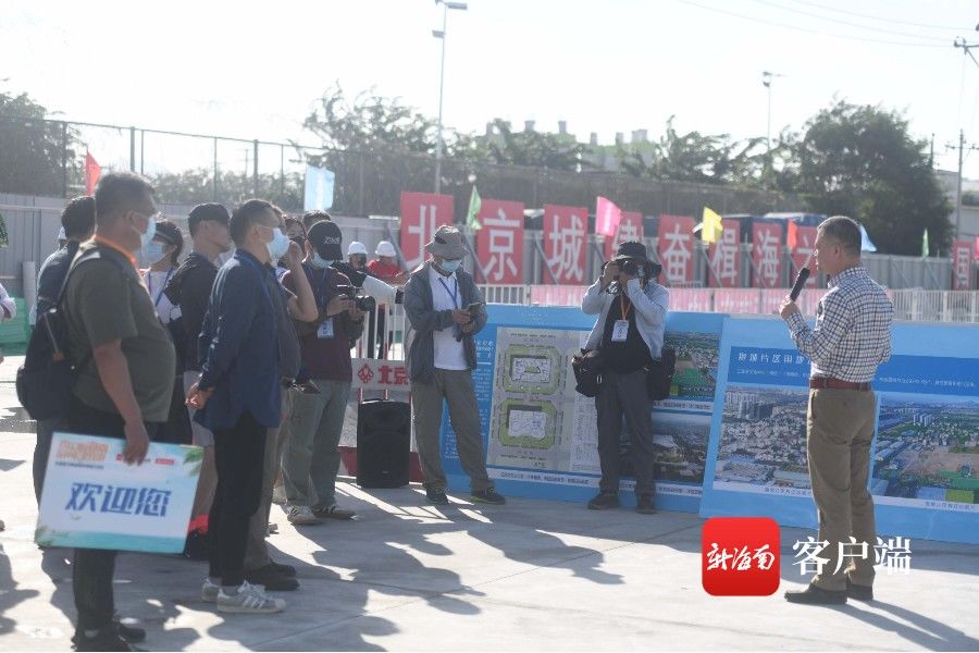 采访团走进三亚文化中心项目：热火建设中的城市文化“新地标”|海南网媒行 | 文化中心