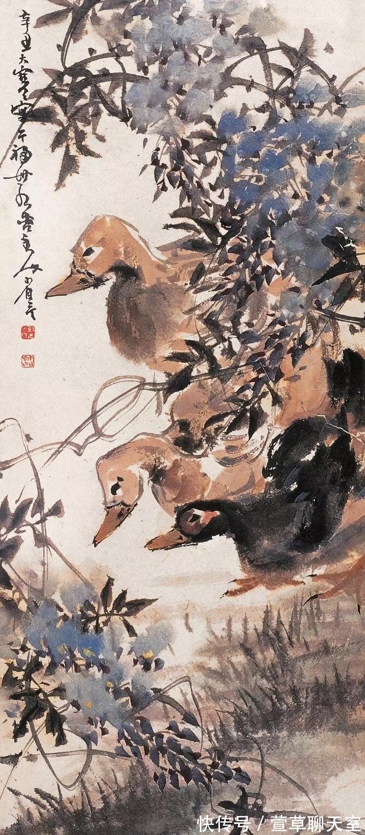 岭南画派@一位老画家｜宋省予花鸟画