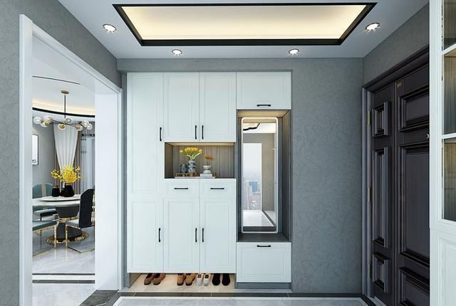 鞋柜|进门一地鞋太乱,聪明人都这样设计玄关,漂亮实用,多久都不过时