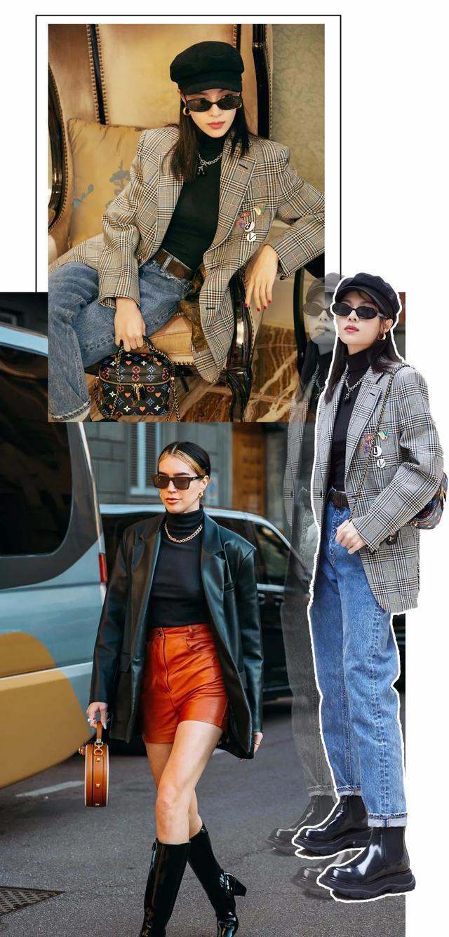 今年终于不流行露脖子了!“烟管领+大衣”才是真洋气!