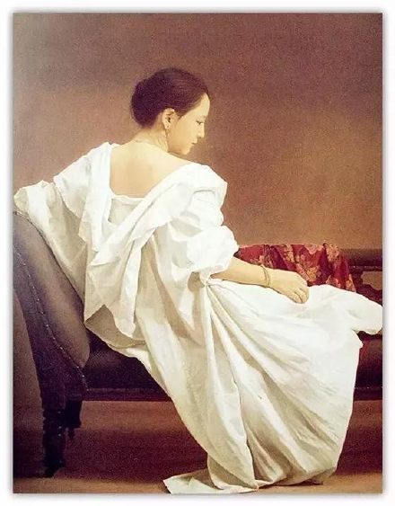 油画!日本著名油画家 森木草介,一辈子只画一个模特经典作品欣赏