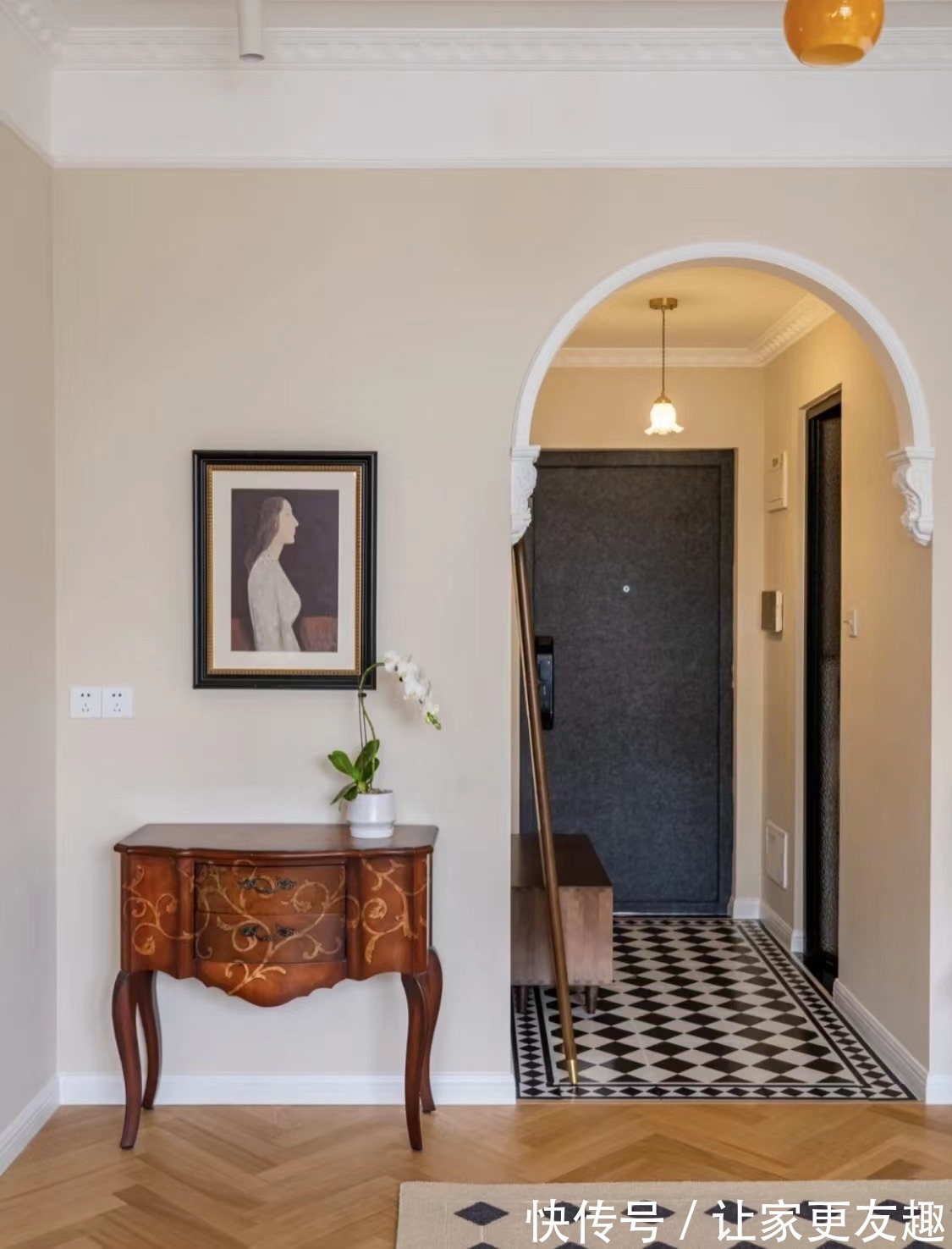 地砖|45平二手房改造,法式风格的新家