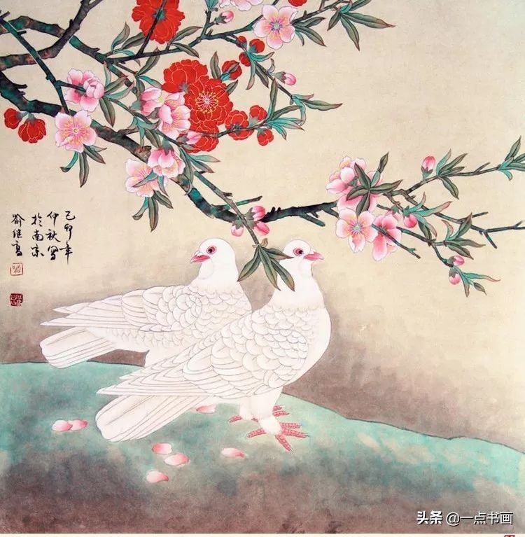 鸽子&喻继高笔下的鸽子，静雅秀丽