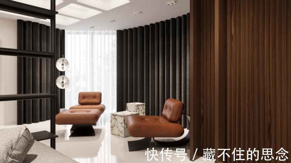 studio|超大客厅+双排式厨房,奢华大平层只做一室一厅也太壕了!