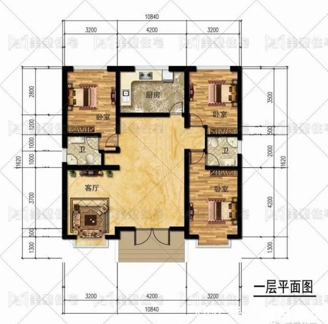 平面|给父母建养老房,只服一层别墅,这5栋父母的最爱