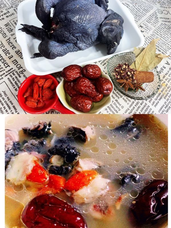 乌鸡汤|红枣枸杞乌鸡汤