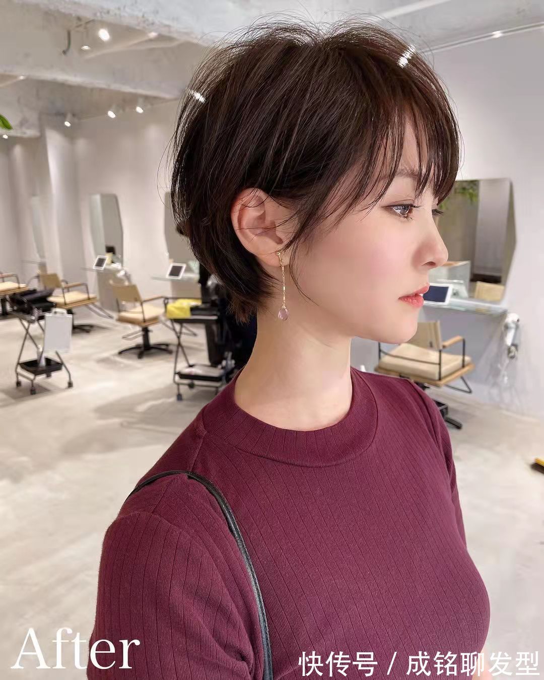 剪发|换对“精灵系”短发有多美,看完这8组对比就知道,小脸又减龄