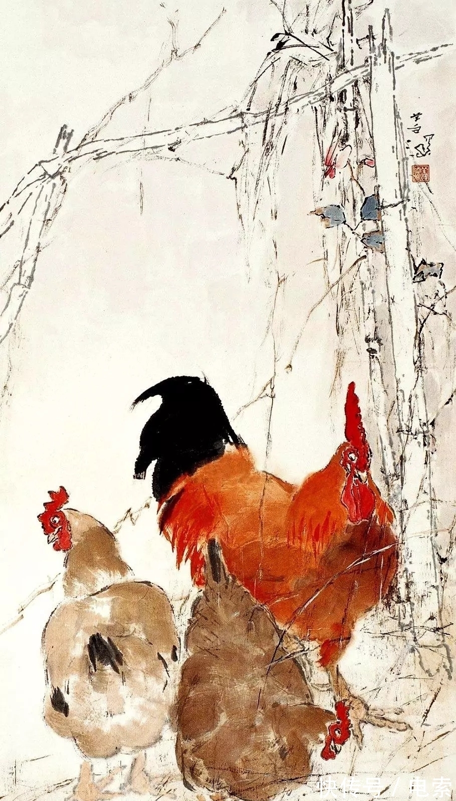 赵少昂|杨善深作品欣赏