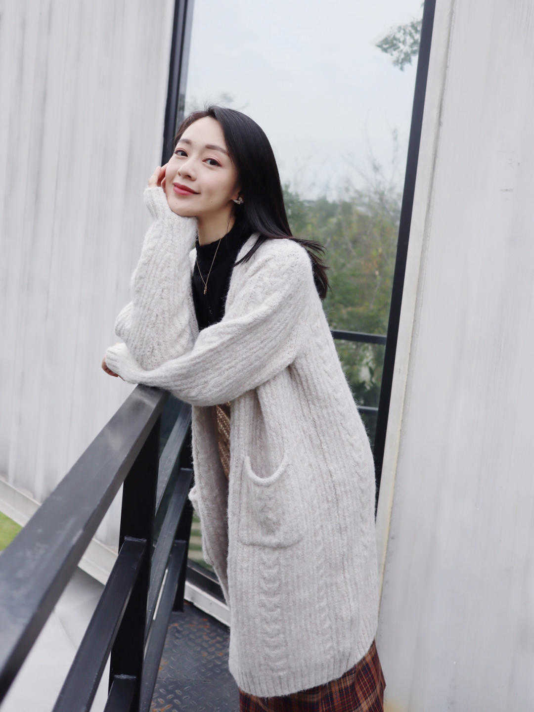 休闲裤|冬季的针织开衫,温柔文艺,驱散一冬寒气