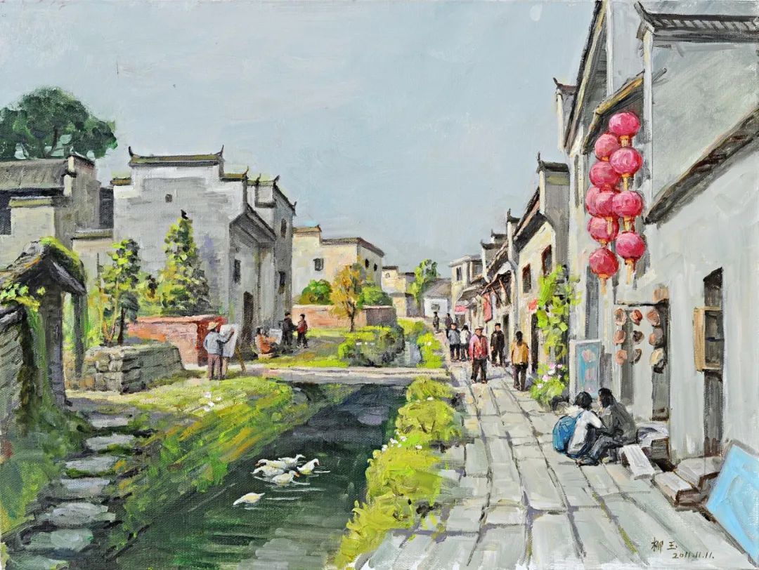 湖南省!全国艺术名家邀请展——柳玉油画作品赏析