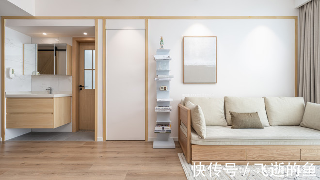 洞洞板|奶油色日式两居，强大收纳满满都是巧思