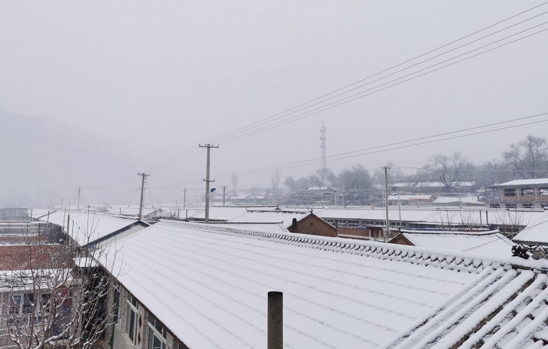 春雪如期而至 延庆冬奥赛区宛若仙境！