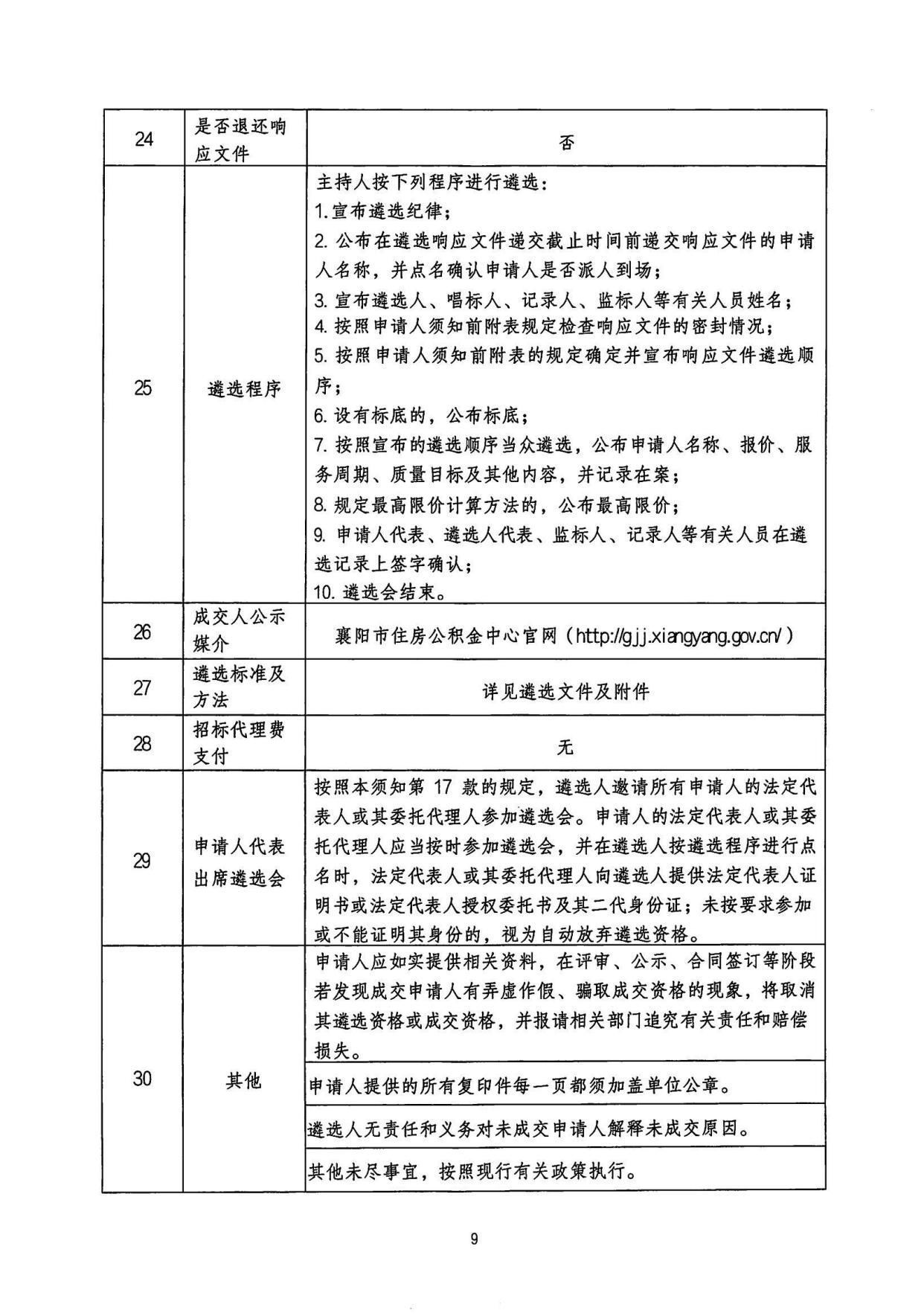 住房公积金中心|襄阳市住房公积金中心办公楼及院内改造项目招标(采购)代理机构遴选文件