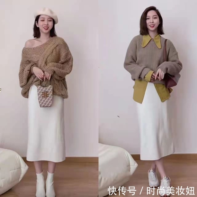 半身裙|论“一衣多穿”,就服这位素人博主,半身裙实用显瘦又显气质
