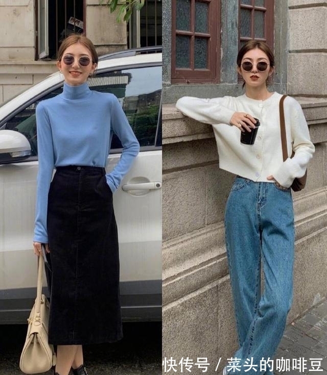 半身裙 爱美的女人,春天试试这几套“毛衣”穿搭,温柔优雅又减龄