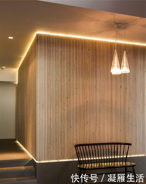 墙面|花几万给墙面刷漆,还不如几根木条来得美观实用,新房就这样做