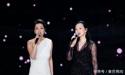 掀起刘海|58岁毛阿敏真的老了,掀起刘海穿垫肩拼接裙做女王,好绝一女的