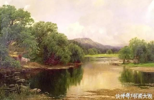 英国画家克莱顿·亚当斯风景油画作品欣赏