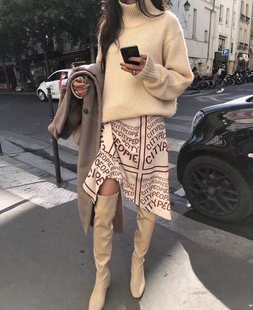  小黑|今冬正流行,奶奶裤 + 短靴，小黑裤 + 长靴!