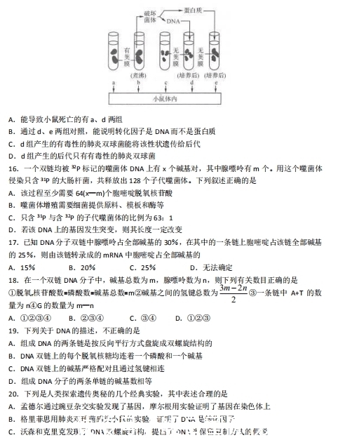 2021高考生物必刷题，家有高中生建议细看，可打印！