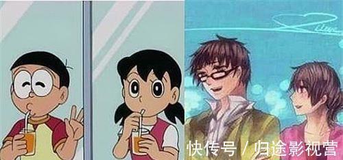 铁心|动漫中六对情侣长大后的样子,哪吒小龙女壁咚,柯南小兰太甜蜜