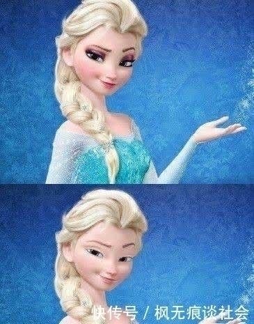 贝儿|当动漫里的人物卸妆后,就连白雪公主都你觉得怎么样?