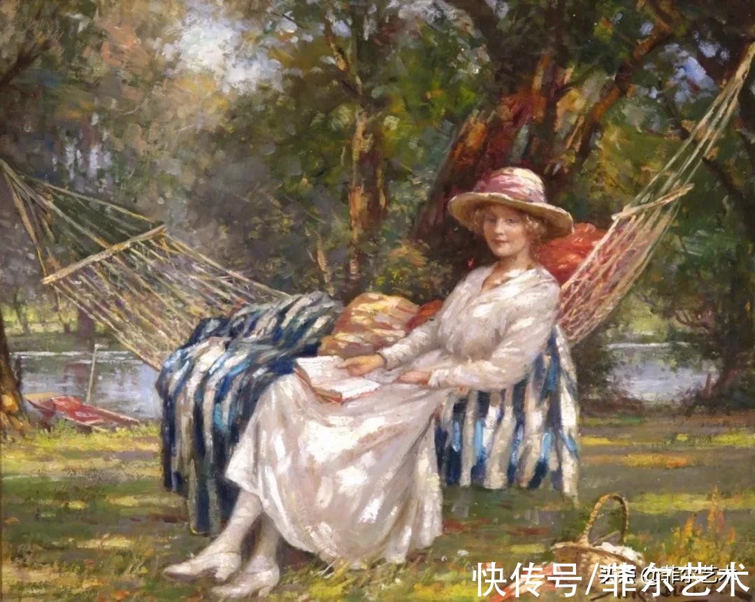 爱丁堡|英国画家布莱洛克油画里的乡村生活，田园诗一般的美