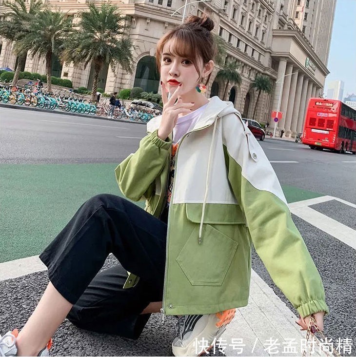男友风 冬季日常穿搭,男友风工装外套,既可以个性酷帅,也可以清新可爱