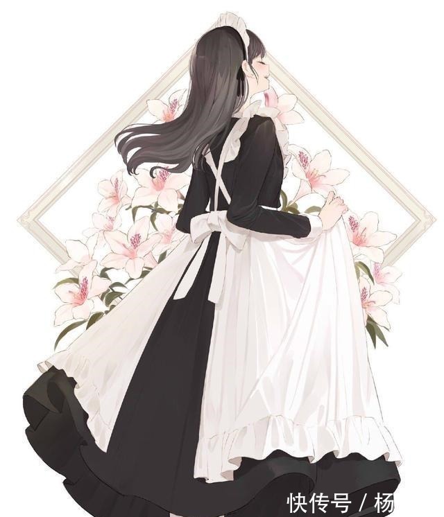 小姐姐|画师绘制鲜花风格女仆装,你最在意的花朵,代表着哪个小姐姐