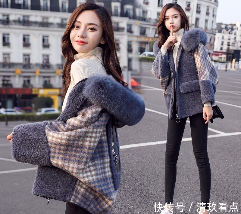 建议大家!穿羊羔毛不要配阔腿裤,土!今冬流行这么穿,超减龄