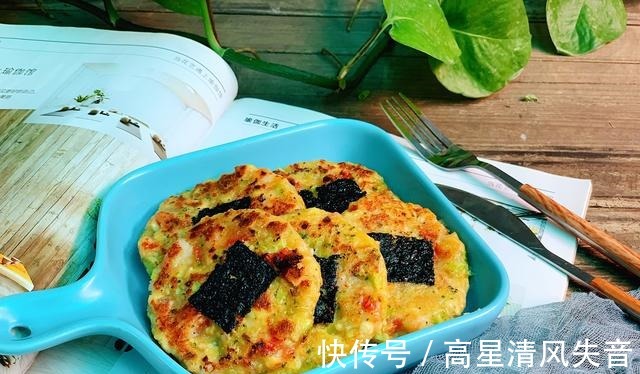 鲜虾|冬天多给孩子做海苔豆腐鲜虾饼,味道鲜美营养高,做法不难!