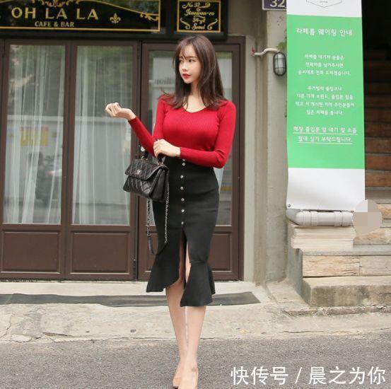 气质 -浪漫优雅的紧身裙美女,线条轮廓很有吸引力!