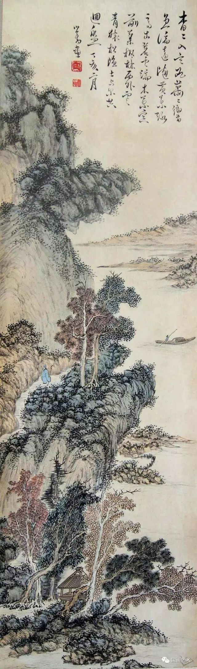 张大千&溥儒画舟，千姿百态