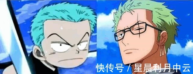 童年|《海贼王》童年对比照公开,索隆越来越霸气,变化最大的是他