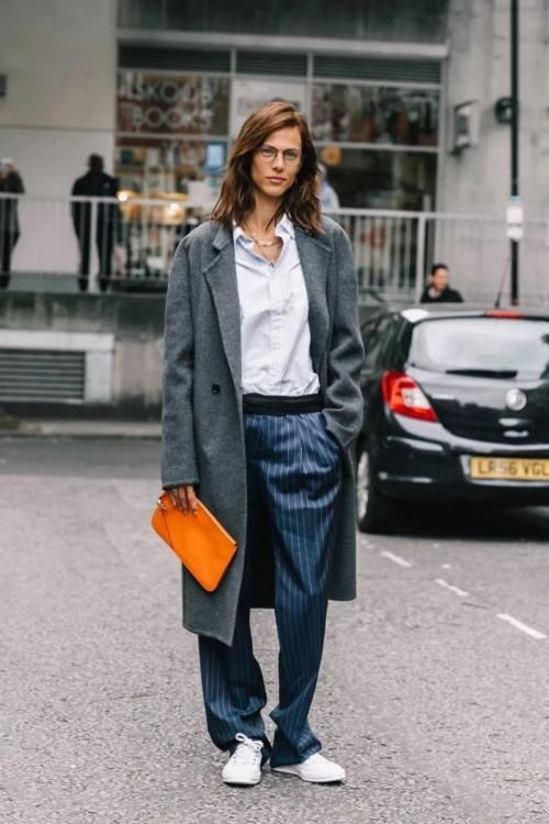 长外套+阔腿裤火了！太美太气质，小个子也能穿！