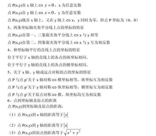 初中数学函数（一次函数、二次函数、反比例函数）考点重点全梳理