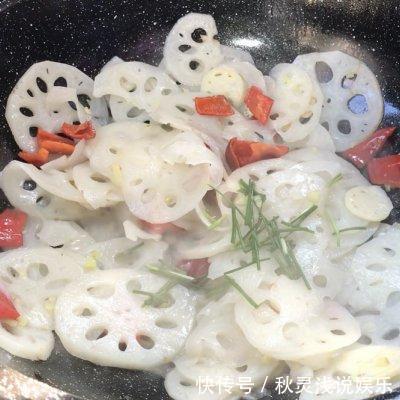 姜末|学会#巨下饭的家常菜#炝炒藕片,把餐厅味道搬回家