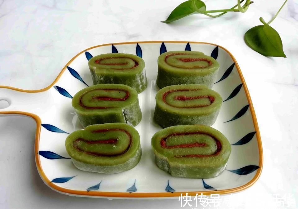 糯米卷|无需烤箱,蒸熟抹上馅就能吃,咬一口糯糯叽叽,比蛋糕好吃