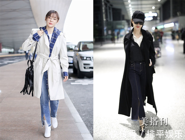 穿搭 明星达人时髦穿搭来学下,小小裤脚开叉,瞬间提升你的时髦度